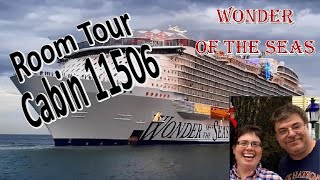 Wonder of the Seas cabin 11506 tour [upl. by Eecart]