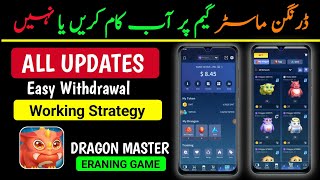 Dragon Master Game All New Updates  How to eran money from drangon master in November 2024 [upl. by Xena28]