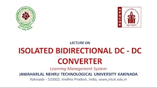 Isolated Bidirectional DC  DC converter [upl. by Ap]