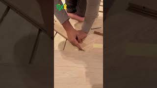 How To Adjust the Floor During Installation  reels shorts [upl. by Chapa]