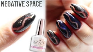 Negative Space Nails  NEW METHOD [upl. by Sherard]