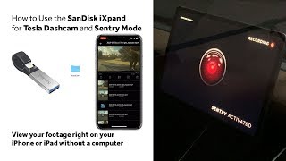 How to Use the SanDisk iXpand as your Tesla Dashcam and Sentry Mode Drive [upl. by Nailluj802]