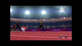 London 2012 Video Game Awesome 100m World Record [upl. by Frodi]