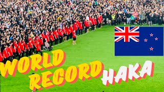 Breaking Records The Unforgettable Largest Haka in History [upl. by Aleunam]