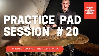 Comment Travailler Le Practice Pad  Session  20  COURS DE BATTERIE  DRUM LESSONS [upl. by Durand]