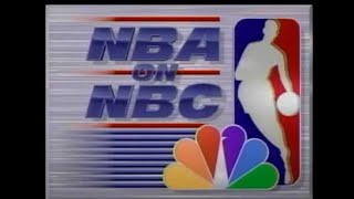 NBA ON NBC INTRO  1991 NBA FINALS LAKERS  BULLS GAME 1 [upl. by Refinaj656]