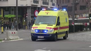 Ambulance  Brandweer Antwerpen [upl. by Atolrac]