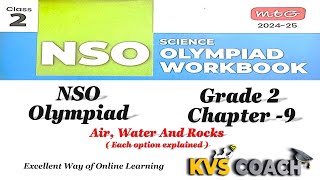 Class 2  NSO  SOF  National Science Olympiads  Chapter 9 Air Water And Rocks olympiads [upl. by Mcmurry]