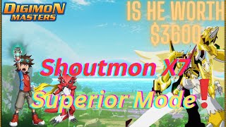 Digimon Masters Online GDMO  Shoutmon x7 Superior Mode leak [upl. by Bajaj]