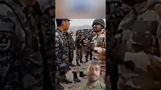 Indian army vs Chin army border mein tanav indianarmy shotrts bsf [upl. by Hartzel]