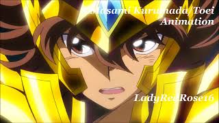 Seiya Shiryu y Hyoga usan las armaduras doradas [upl. by Aniret]