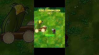 All Level King Cannon Corn vs Zomboss 🔥 pvz pvz2 pvzfusion plantsvszombies [upl. by Pepillo]