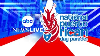 LIVE  National Puerto Rican Day Parade 2024 New York City parade coverage from WABC [upl. by Bobseine]