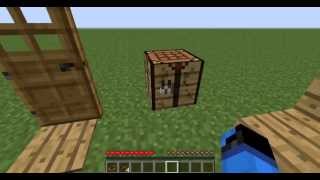 Minecraft Tutorial craften BootSchaleTürDruckplatteStufe German [upl. by Eitisahc]