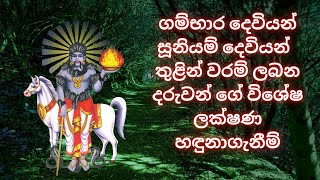 ගම්භාර දෙවියන් සූනියම් දෙවියන් තුළින් වරම් ලබන දරුවන්ගේවිශේෂ ලක්ෂණ හඳුනාගැනීම් WHATSAPP 0751450917 [upl. by Hulburt637]