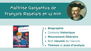 GARGANTUA de RABELAIS naura plus aucun secret pour toi en 42min 🎓 [upl. by Nolana]