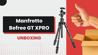 Manfrotto Befree GT XPRO Carbon Tripod Unboxing [upl. by Nessi360]