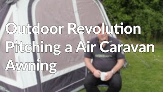 How To and Guide to Pitching a Air Caravan Awning [upl. by Hildie]