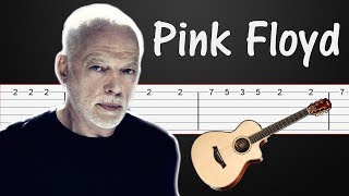 Marooned  Pink Floyd Guitar Tabs Guitar Tutorial Guitar Lesson SOLO [upl. by Marl7]