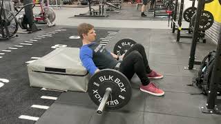 Barbell Hip Thrust  Exercise Demo [upl. by Travis]