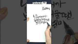 욜로와TV 캠페인행복을 주는 오즈캘리47 [upl. by Evangelist]