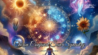 Chiron Conjunct Sun Synastry  Astro Vista Hub [upl. by Danyluk982]