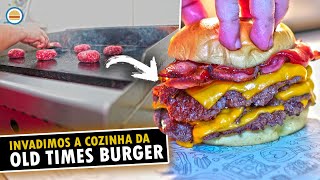 Primeira Hamburgueria de Manaus a Fazer Ultra Smash  INVASÃO OLD TIMES BURGER  Hambúrguer Perfeito [upl. by Nyrhtac]