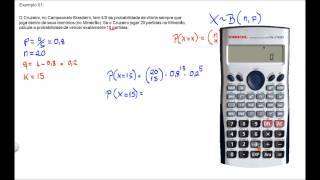 Distribuição Binomial [upl. by Ellehcor544]