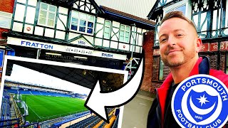 Exploring “THE OLD GIRL” 😍 FRATTON PARK ⚽️ Portsmouth Stadium Tour [upl. by Yi212]