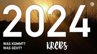 KREBS 2024  WAS KOMMT WAS GEHT ♋️ JAHRESLEGUNG TAROTLEGUNG KARTENLEGUNG [upl. by Waiter]