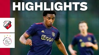 Highlights Jong FC Utrecht  Jong Ajax  Keuken Kampioen Divisie [upl. by Kristin]