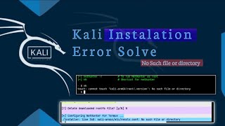 Configure Nethunter Error Kali Linux in termux  Kali Linux Error no such file directory  Termux [upl. by Marola]