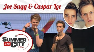 Joe Sugg amp Caspar Lee QampA LIVE at SitC 2014 [upl. by Mulvihill977]