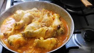 Recette De Poulet Aux Oignons [upl. by Dam]