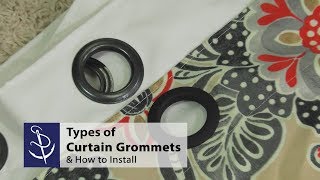 Types of Curtain Grommets amp How to Install [upl. by Annenn]