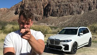 Im 2019 BMW X7 xDrive 50i V8 462 PS „MSport“ in Texas  Fahrbericht  Review  TestDrive [upl. by Lyndsay]