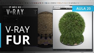 Vray 36 para SketchUp  Aula 2030 VRay FUR Crie Gramados e Tapetes extremamente realistas [upl. by Enoob350]