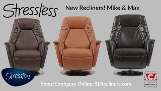 New Stressless Recliners Mike and Max 3Way Power [upl. by Liebman678]