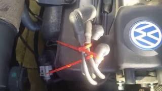 Bobine vervangenCoil Replacement Volkswagen Golf 4 14 of 16 [upl. by Yeslaehc]