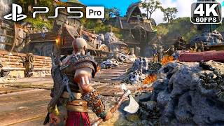 God Of War Ragnarok PS5 PRO Gameplay 4K 60FPS [upl. by Aikahc]