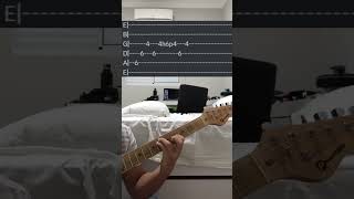 Snow  Red Hot Chili Peppers Tab guitar guitartok tutorial fyp hellotiktok redhotchilipeppers [upl. by Purvis373]