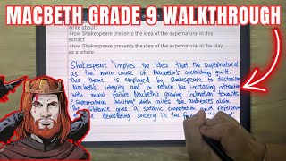 POV Grade 9 GCSE English Macbeth Full WALKTHROUGH PREDICTIONS  Top Tips [upl. by Ynohtn20]