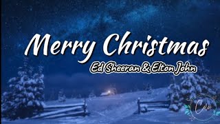 Ed Sheeran amp Elton John  Merry Christmas  Lyrics [upl. by Ikkaj]