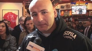 Szpilka  Zimnoch Artutr Szpilka po bójce z Krzysztofem Zimnochem [upl. by Runkel]