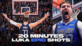 20 Minutes of Luka Doncic hitting the MOST RIDICULOUS Shots 😱 [upl. by Shakespeare]