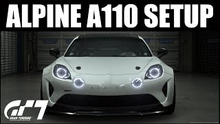 Gran Turismo 7 ALPINE A110  Tune Setup  Reference Lap [upl. by Oriane]