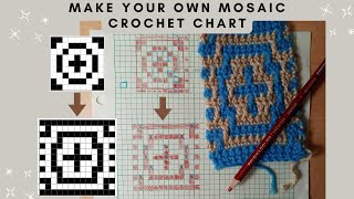 Convert any graph into a mosaic crochet chart [upl. by Estas503]