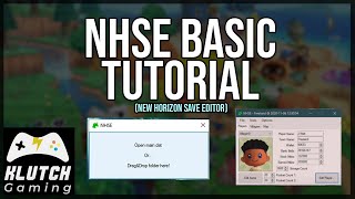 NHSE Basic Tutorial for Noobs New Horizon Save Editor  Animal Crossing Part 1 [upl. by Margareta]