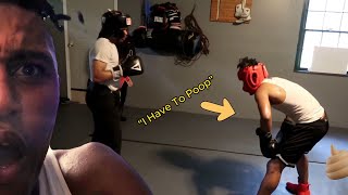 I POOPED ON MYSELF WHILE SPARRING 💩😭 [upl. by Henriques]