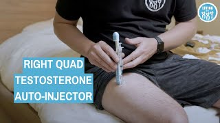 Right Leg Intramuscular Testosterone Injection [upl. by Graces221]